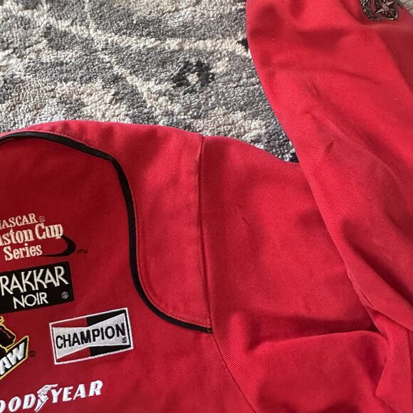 Vintage NASCAR Dale Earnhardt Jr Bud King Of Beers Chase Authentics Jacket M - Picture 4 of 9